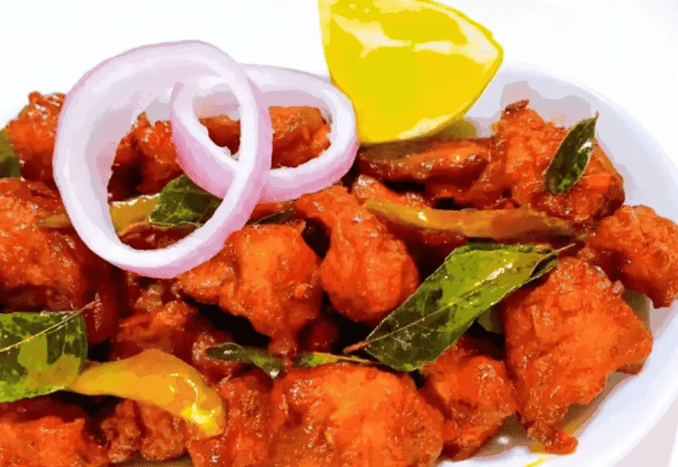 Aloo Paneer Kulcha - Potato and cottage cheese stuffed kulcha at Amritsari Kulcha Point Winnipeg