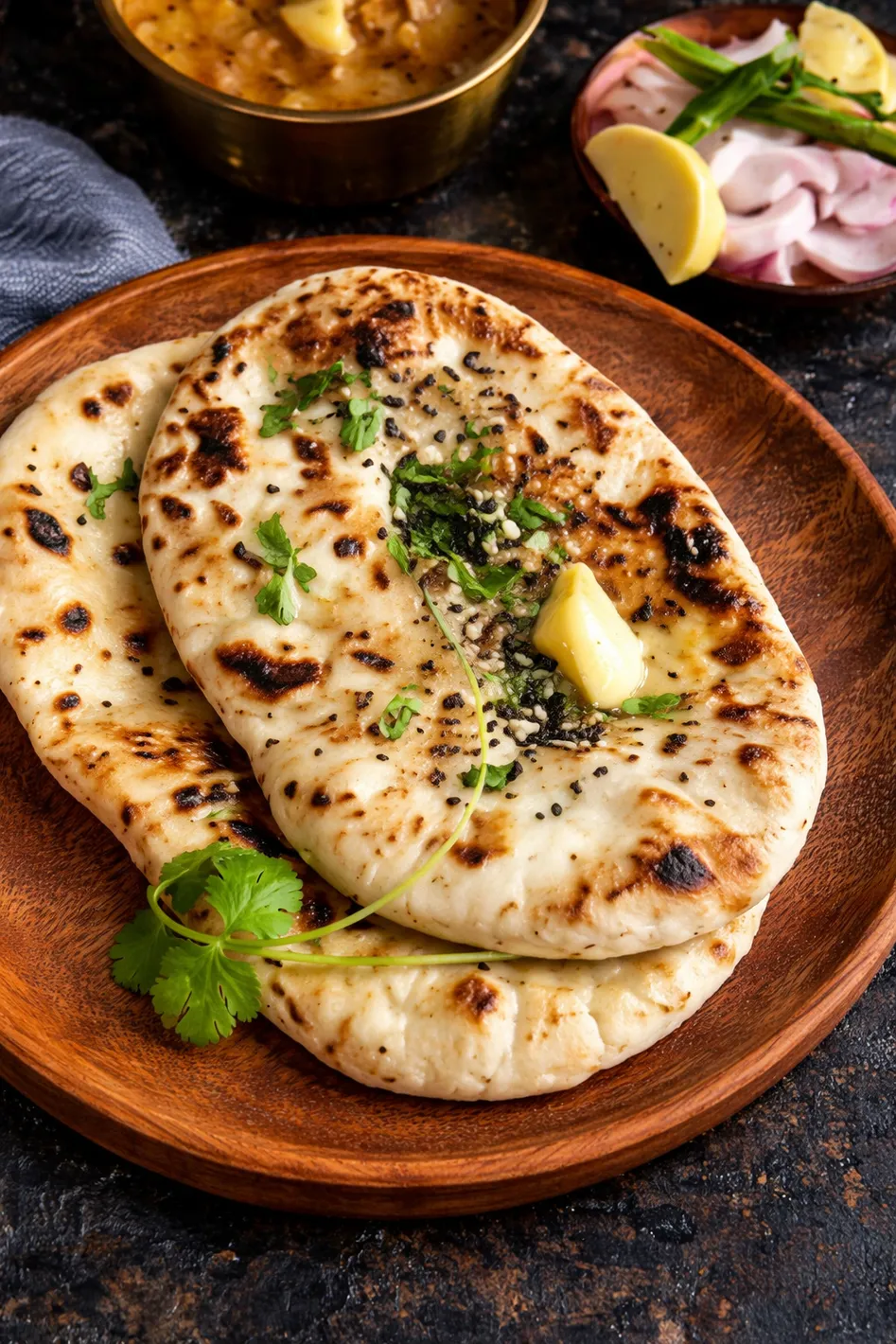 Aloo Kulcha at Amritsari Kulcha Point Winnipeg - Classic Potato Stuffed Bread
