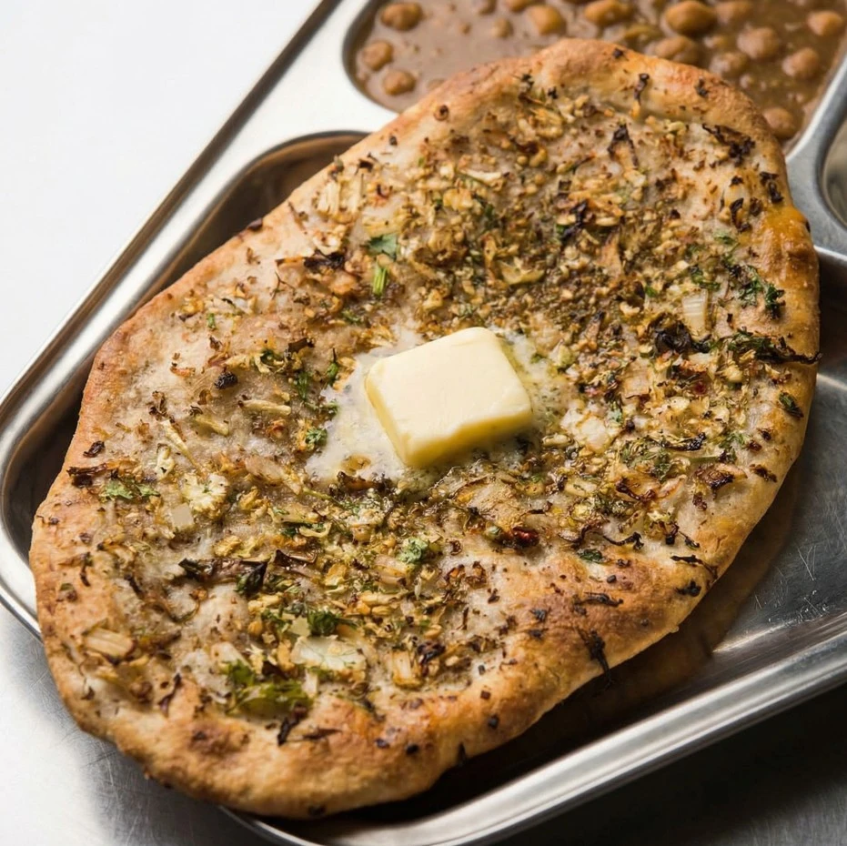 Patty Kulcha at Amritsari Kulcha Point Winnipeg - Meat Stuffed Kulcha